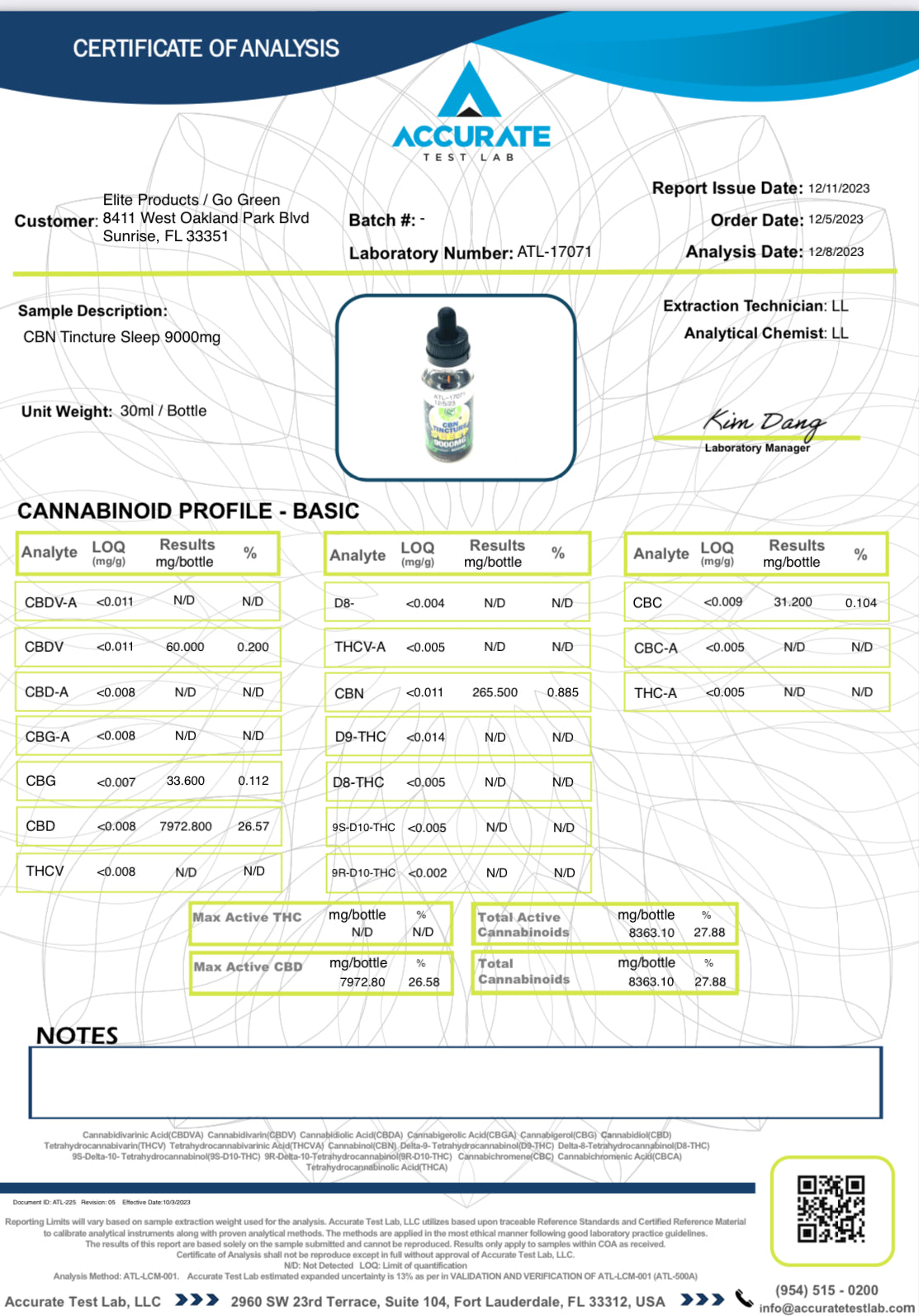 CBN Tincture 9000mg Sleep