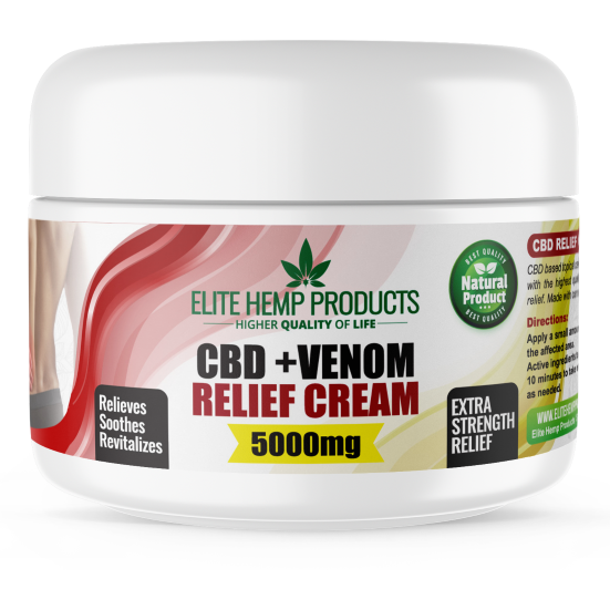 CBD+Venom Pain Relief Cream 5000mg