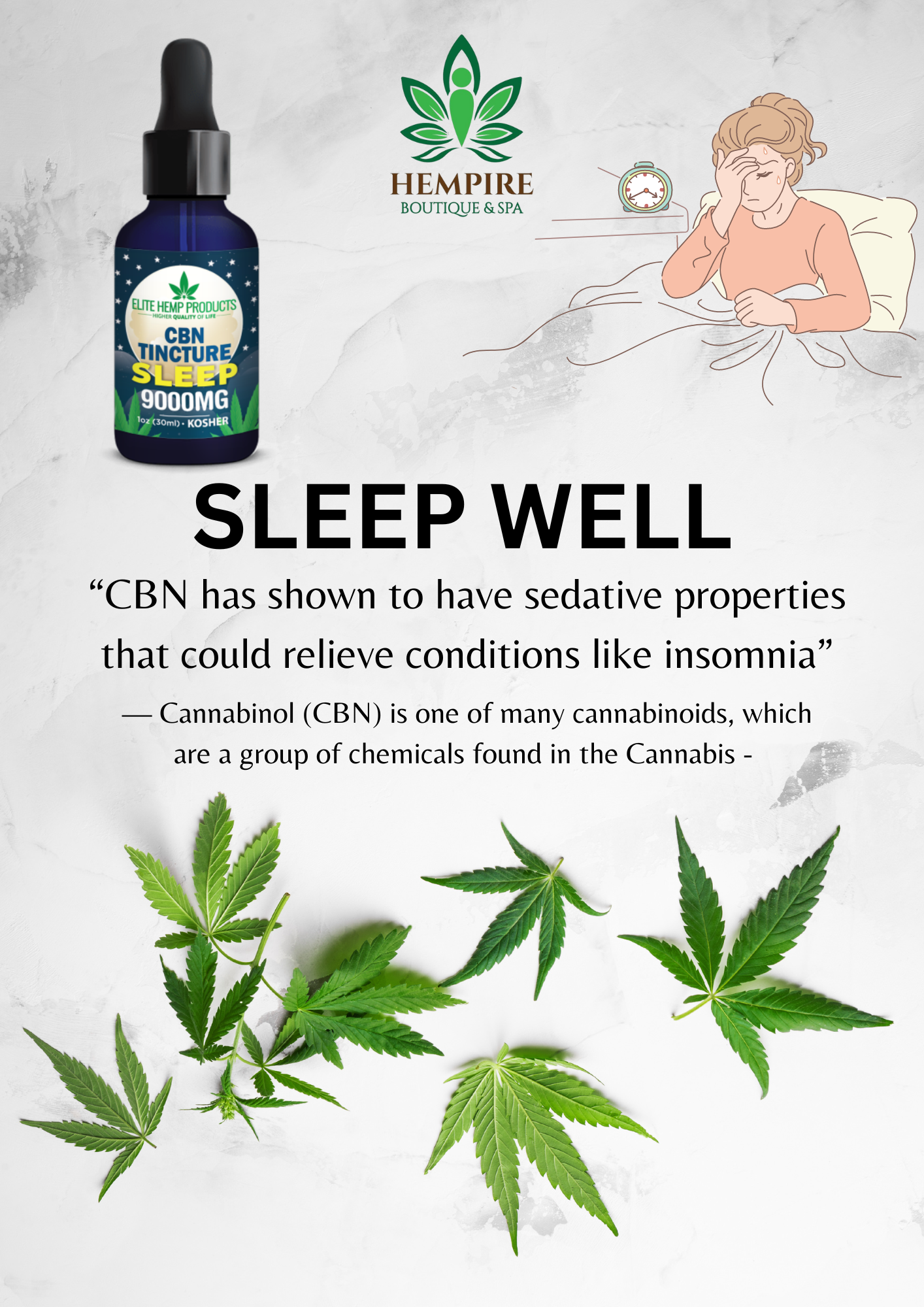 CBN Tincture 9000mg Sleep